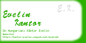 evelin kantor business card